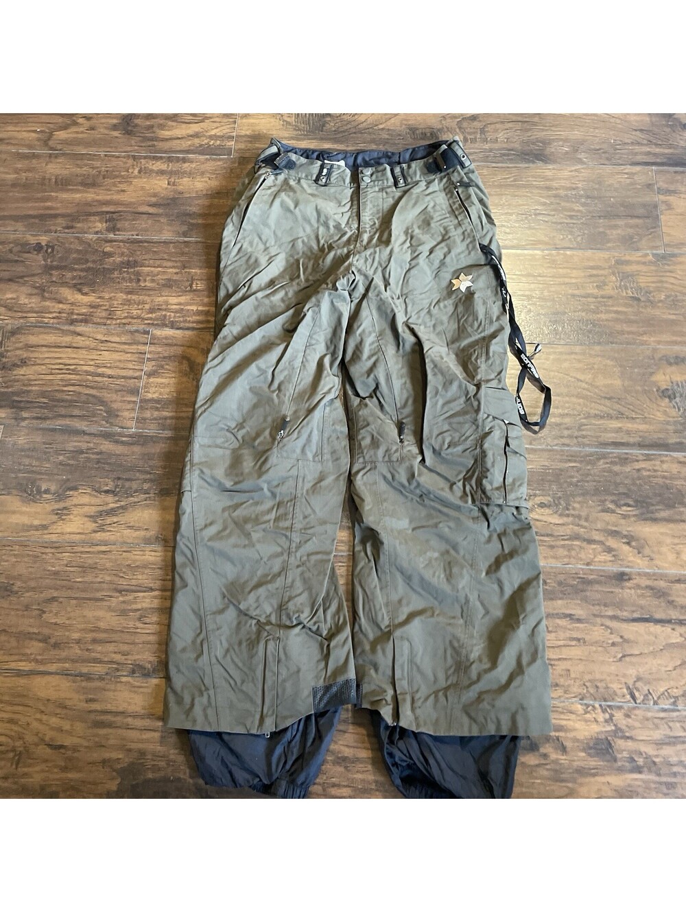 Bonfire Rainier Insulated Vented Snowboard Pants Brown Women’s XL